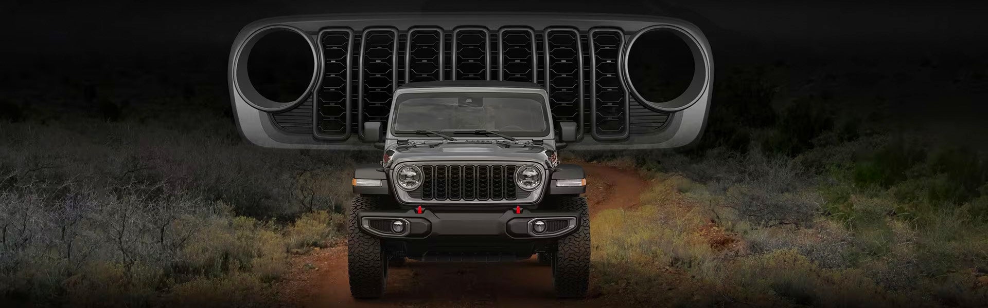 An image of the Jeep Wrangler front dashboard