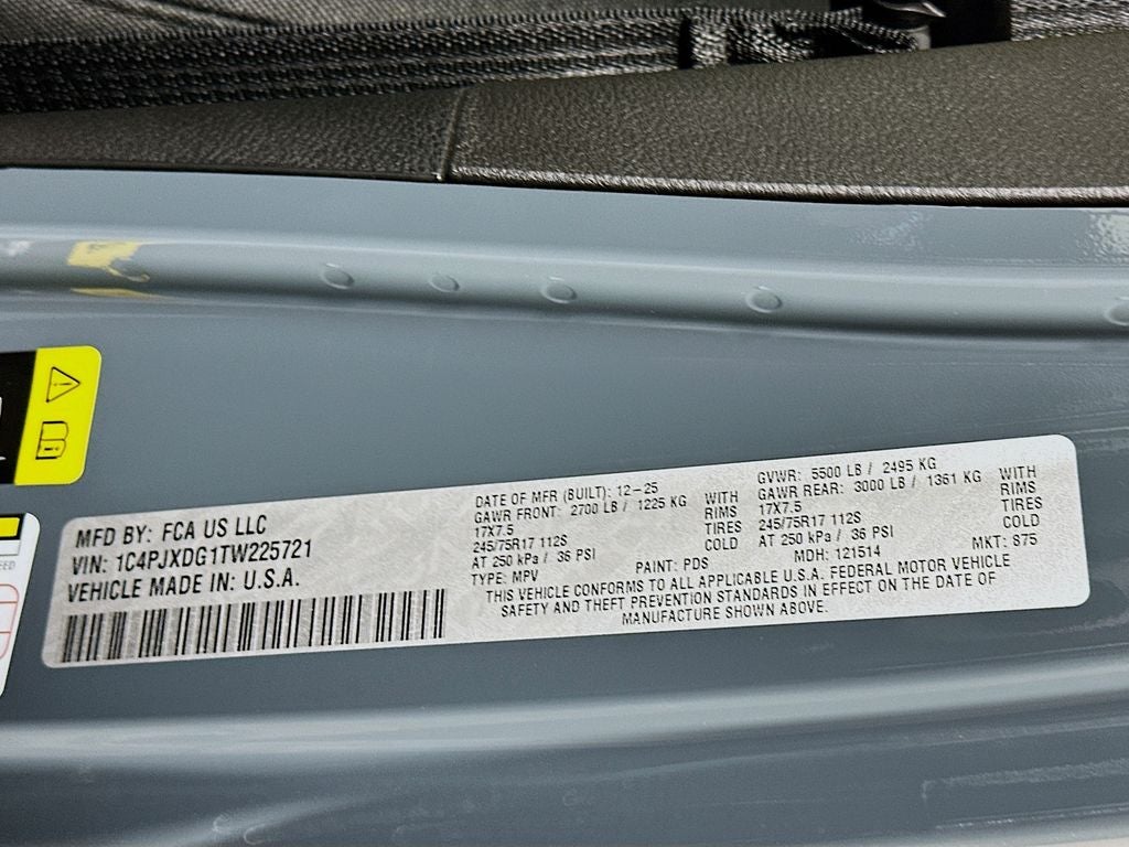 2026 Jeep Wrangler WRANGLER 4-DOOR SPORT S