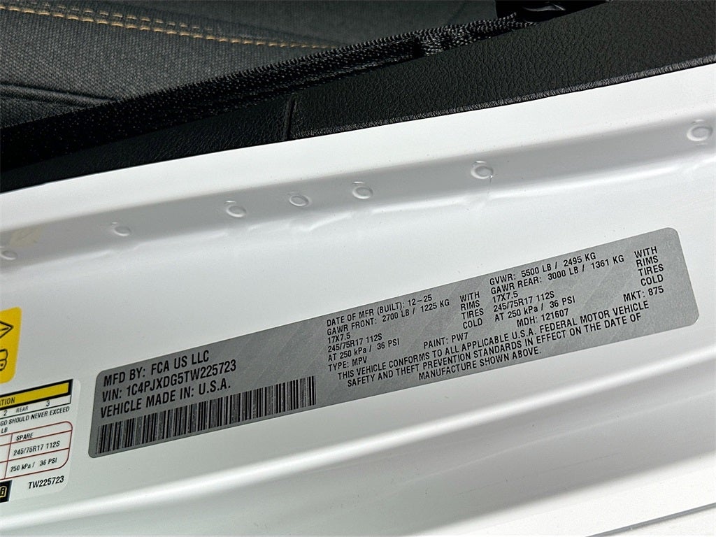 2026 Jeep Wrangler WRANGLER 4-DOOR SPORT S