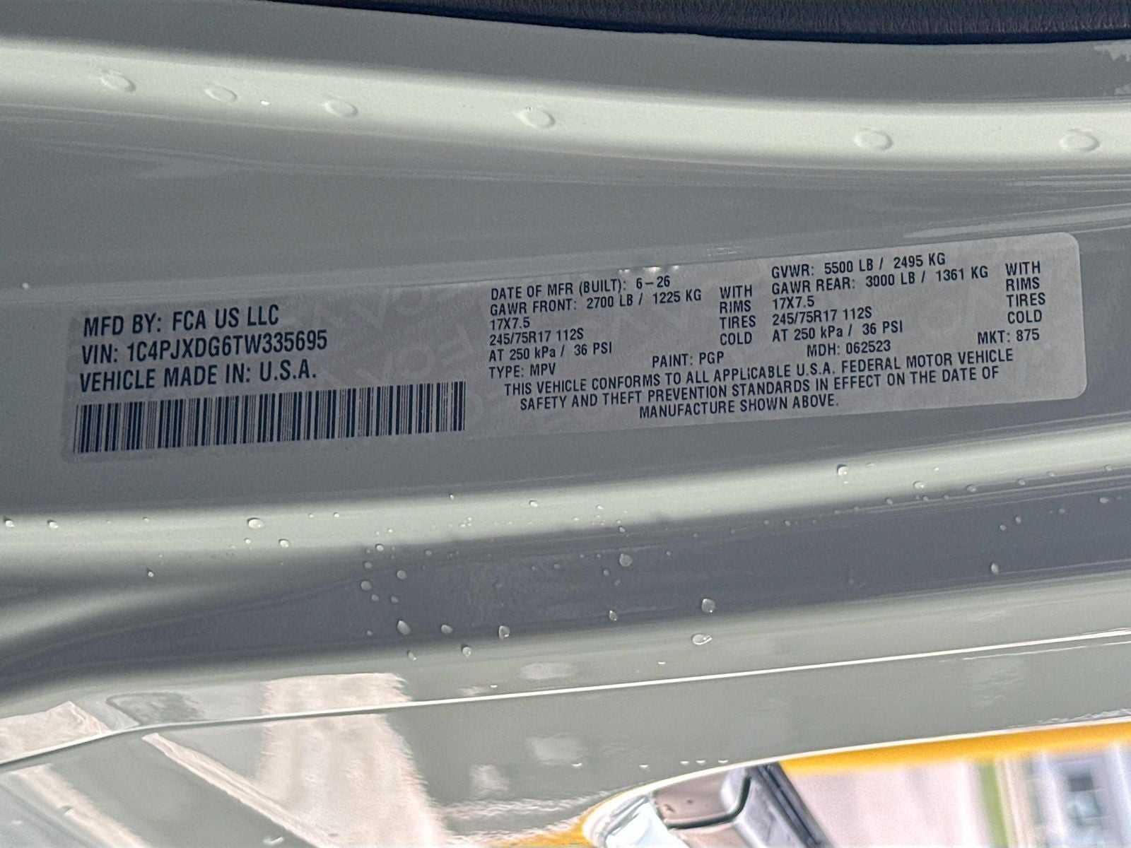 2026 Jeep Wrangler WRANGLER 4-DOOR SPORT S