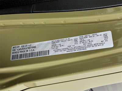 2026 Jeep Wrangler WRANGLER 4-DOOR SPORT