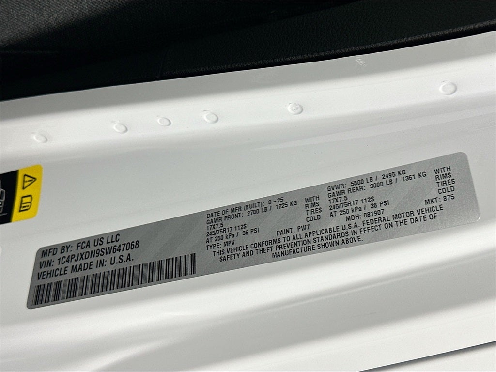 2025 Jeep Wrangler WRANGLER 4-DOOR SPORT S