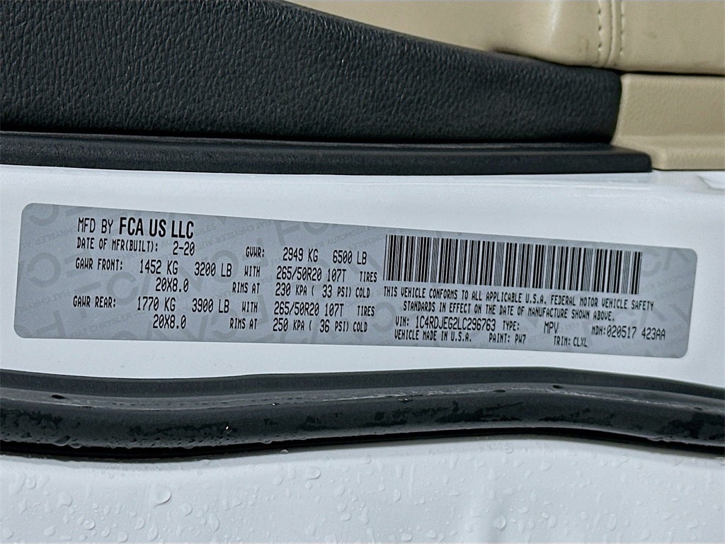 2020 Dodge Durango Citadel AWD