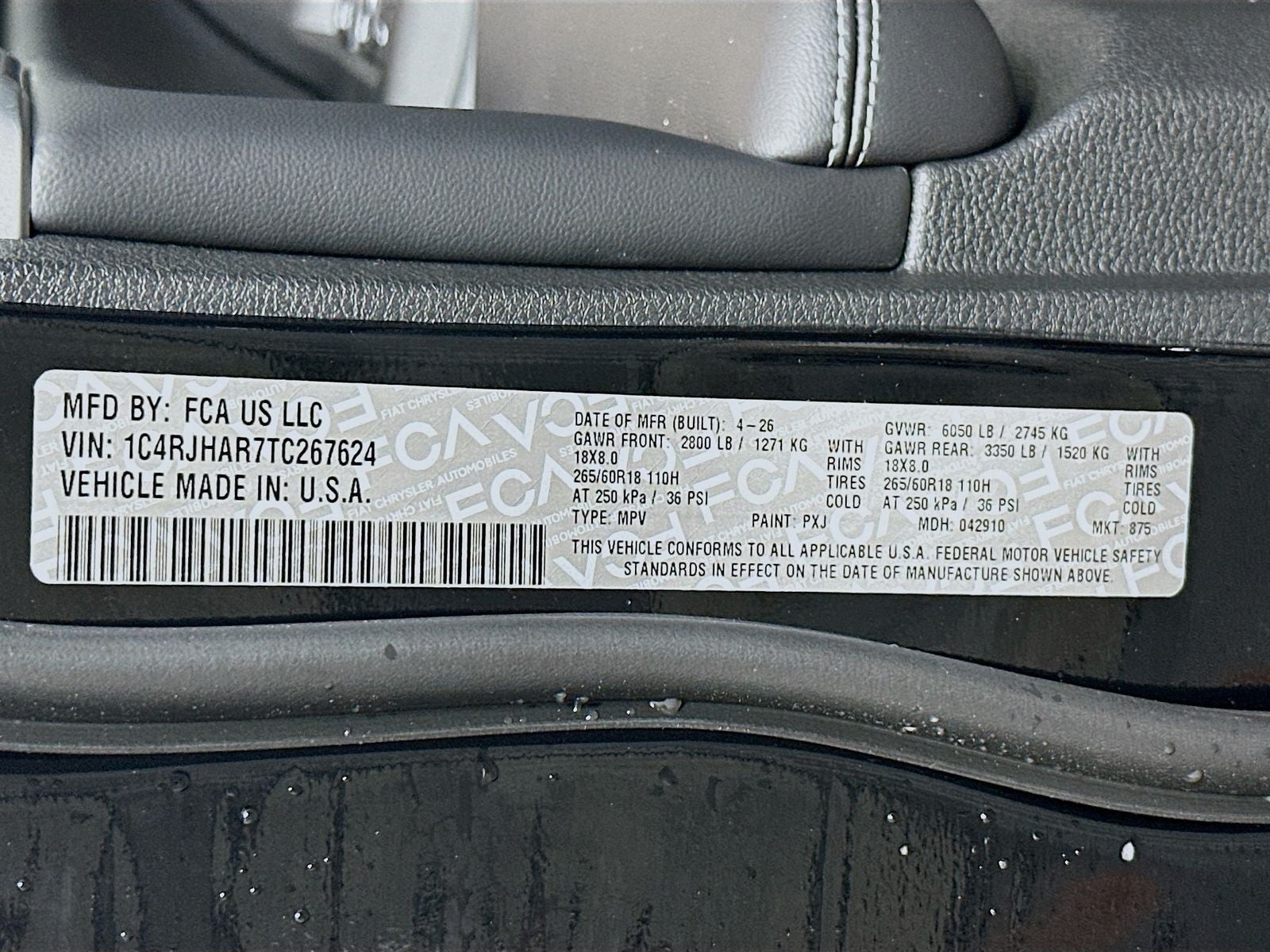 2026 Jeep Grand Cherokee GRAND CHEROKEE LAREDO ALTITUDE 4X4