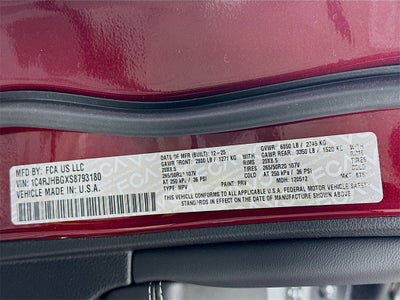 2025 Jeep Grand Cherokee GRAND CHEROKEE LIMITED 4X4