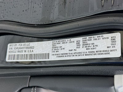 2026 Jeep Grand Cherokee GRAND CHEROKEE L LAREDO ALTITUDE 4X4