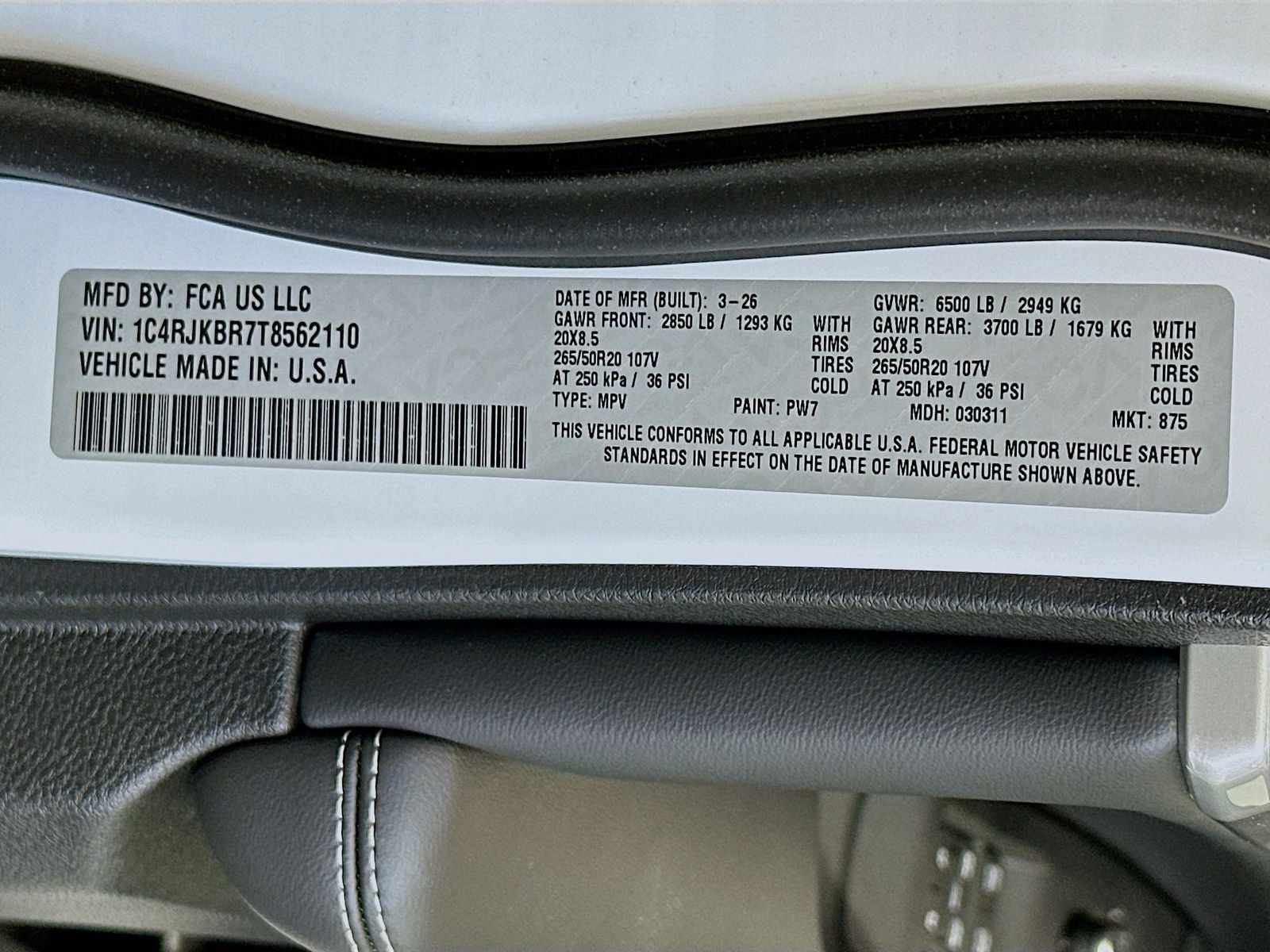 2026 Jeep Grand Cherokee GRAND CHEROKEE L LIMITED 4X4