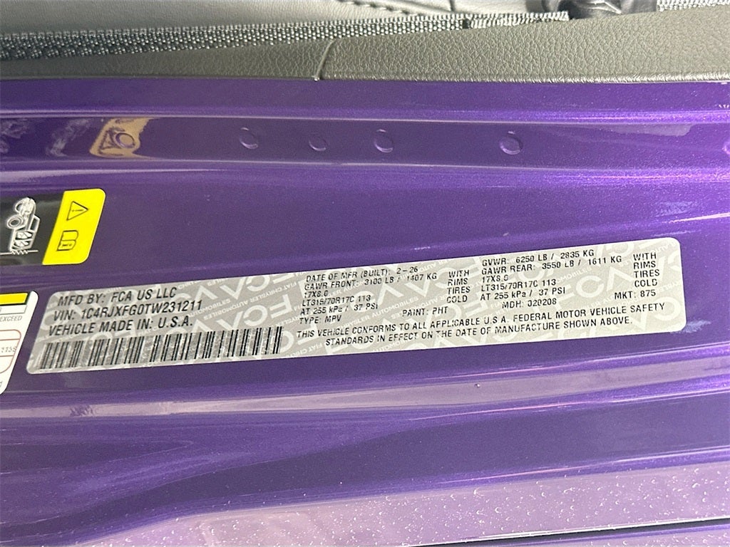 2026 Jeep Wrangler WRANGLER 4-DOOR RUBICON X