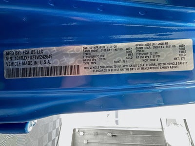 2026 Jeep Wrangler WRANGLER 4-DOOR RUBICON X