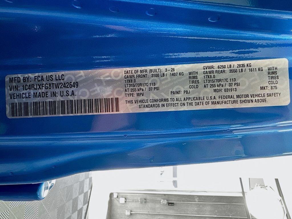 2026 Jeep Wrangler WRANGLER 4-DOOR RUBICON X