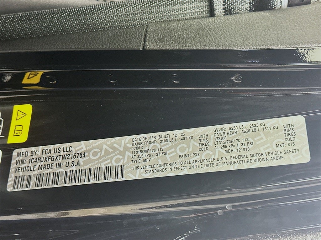 2026 Jeep Wrangler WRANGLER 4-DOOR RUBICON X