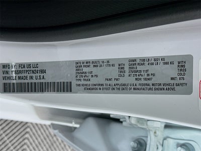 2026 RAM Ram 1500 RAM 1500 BIG HORN CREW CAB 4X4 5'7' BOX