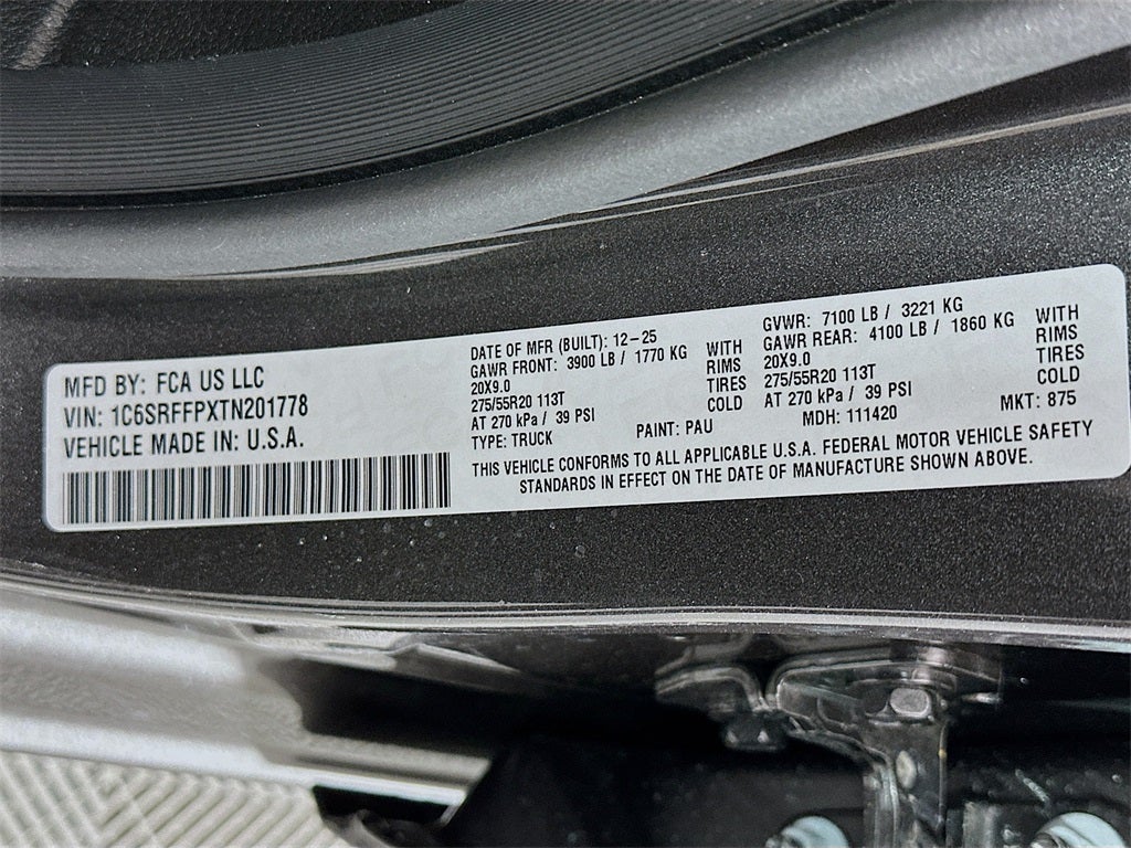 2026 RAM Ram 1500 RAM 1500 BIG HORN CREW CAB 4X4 5'7' BOX