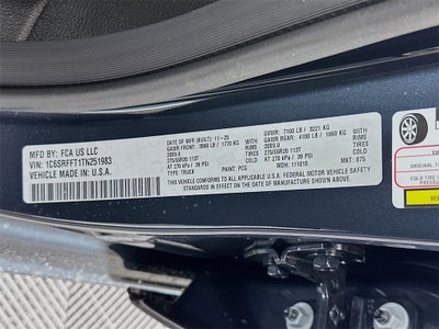 2026 RAM Ram 1500 RAM 1500 BIG HORN CREW CAB 4X4 5'7' BOX