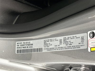 2026 RAM Ram 1500 RAM 1500 BIG HORN CREW CAB 4X4 5'7' BOX