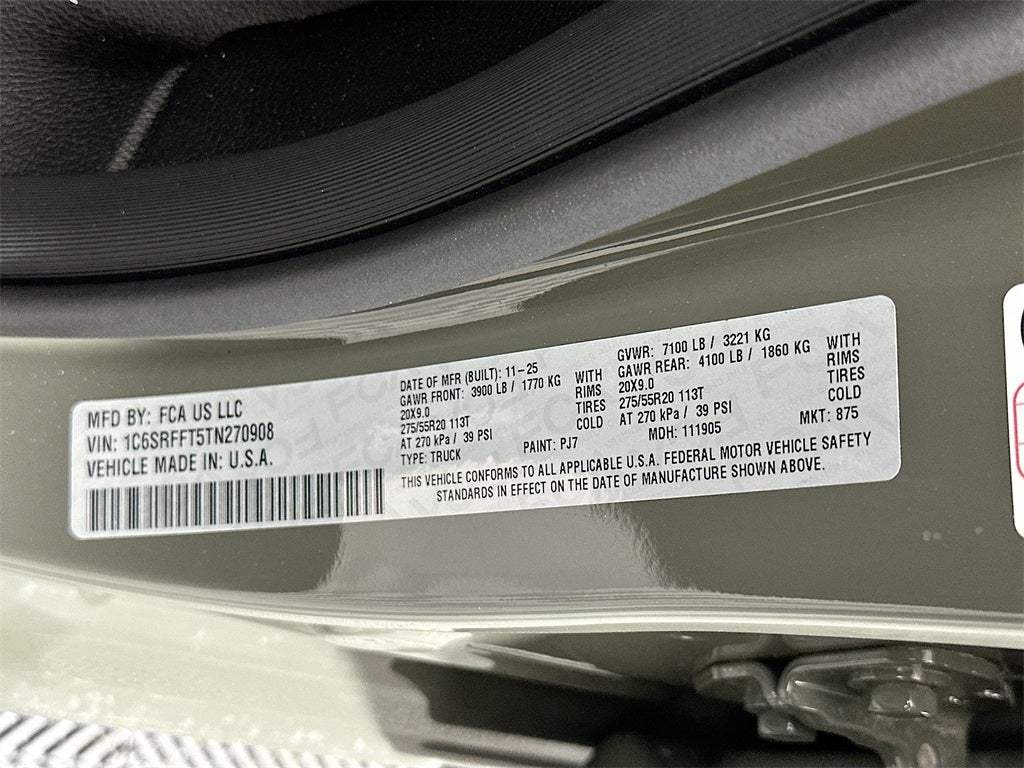 2026 RAM Ram 1500 RAM 1500 BIG HORN CREW CAB 4X4 5'7' BOX