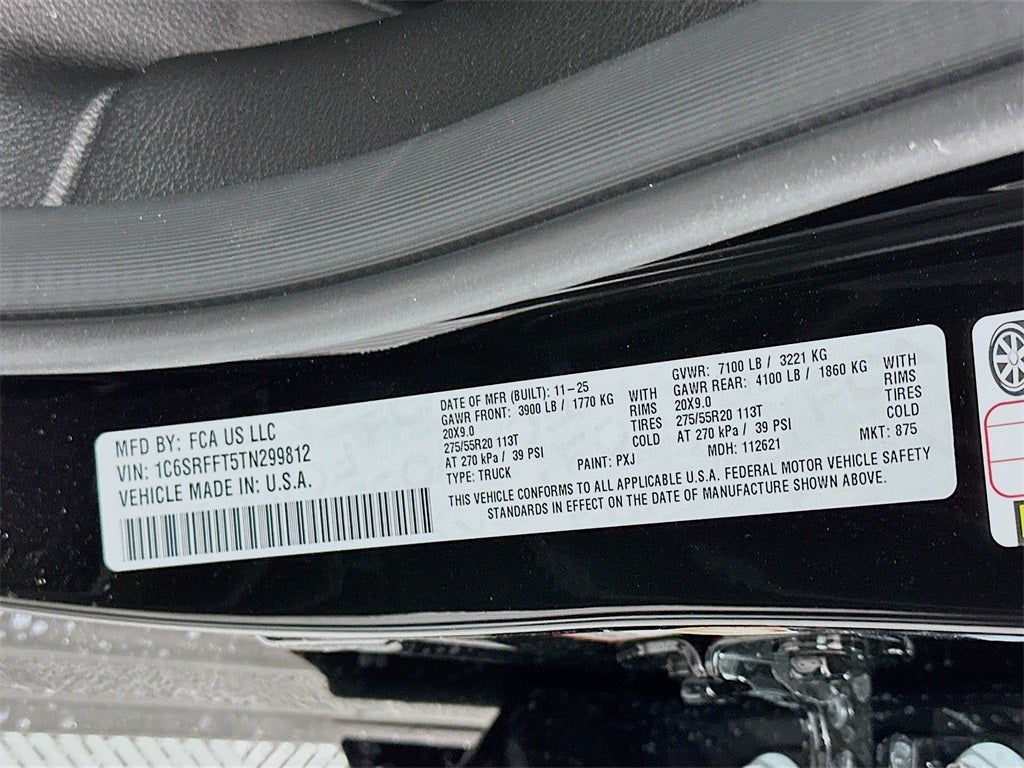 2026 RAM Ram 1500 RAM 1500 BIG HORN CREW CAB 4X4 5'7' BOX