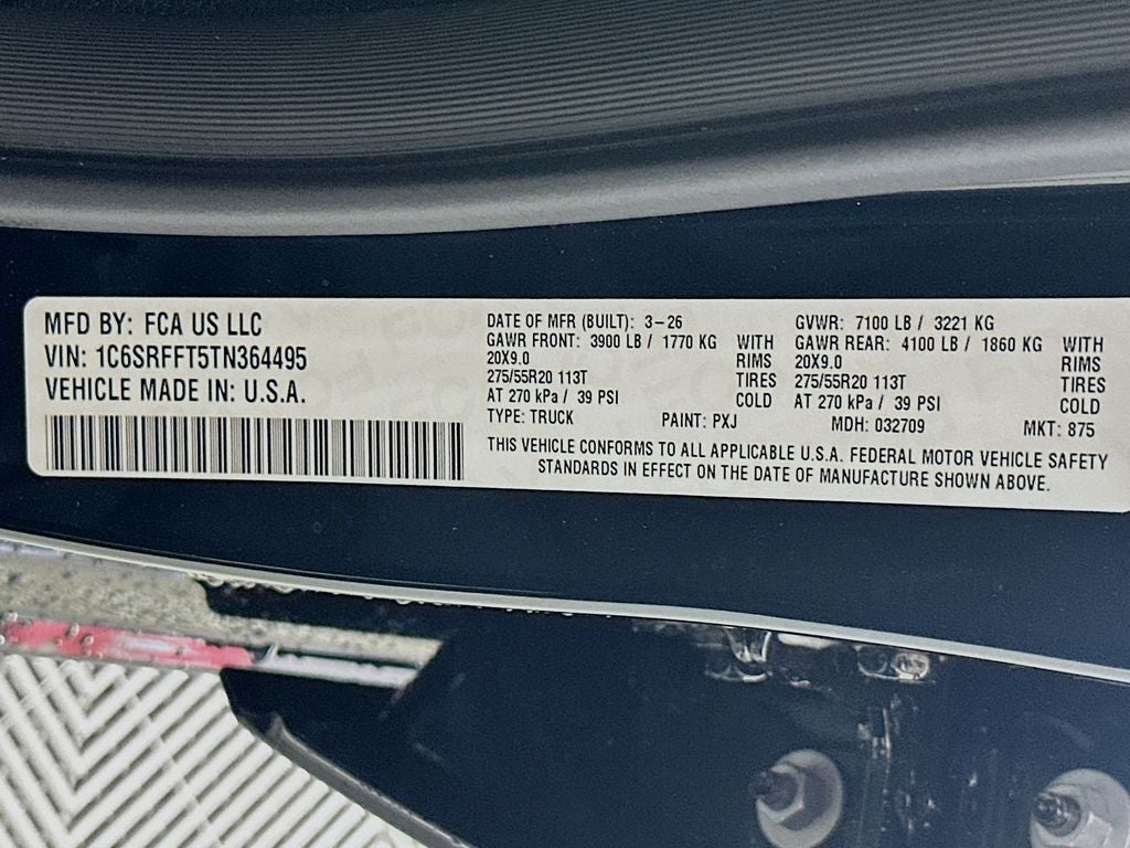 2026 RAM 1500 RAM 1500 BIG HORN CREW CAB 4X4 5'7' BOX