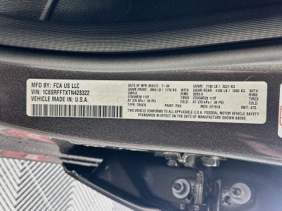 2026 RAM 1500 RAM 1500 BIG HORN CREW CAB 4X4 5'7' BOX