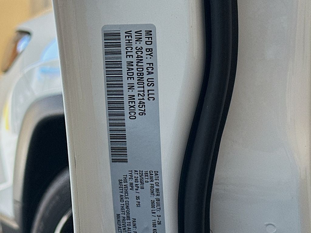 2026 Jeep Compass COMPASS LATITUDE ALTITUDE 4X4