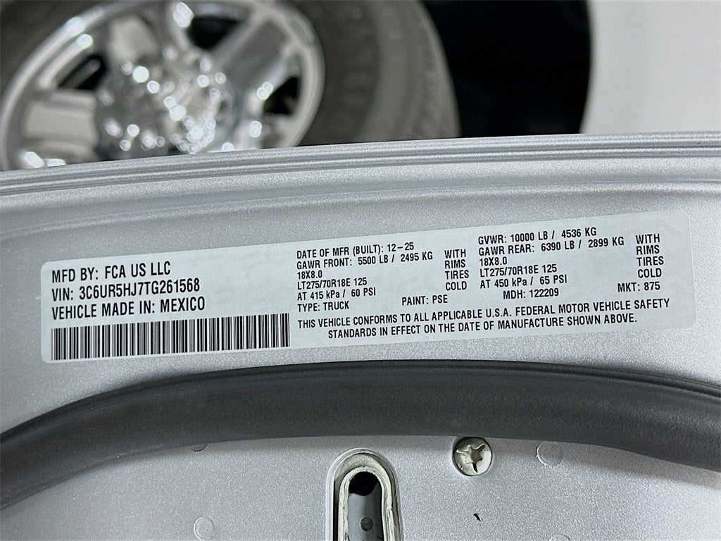 2026 RAM Ram 2500 RAM 2500 TRADESMAN CREW CAB 4X4 8' BOX