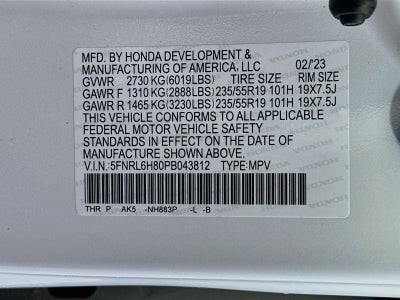 2023 Honda Odyssey Touring