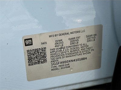 2022 Chevrolet Bolt EV 2LT