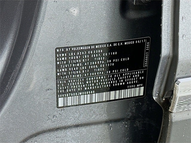 2018 Volkswagen Tiguan 2.0T SE