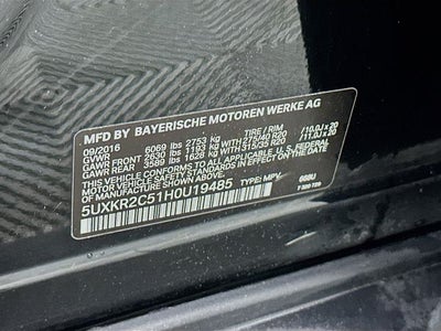 2017 BMW X5 sDrive35i