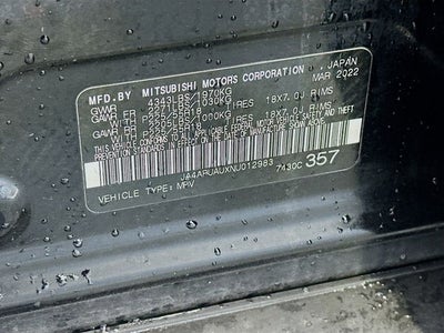 2022 Mitsubishi Outlander Sport 2.0 LE