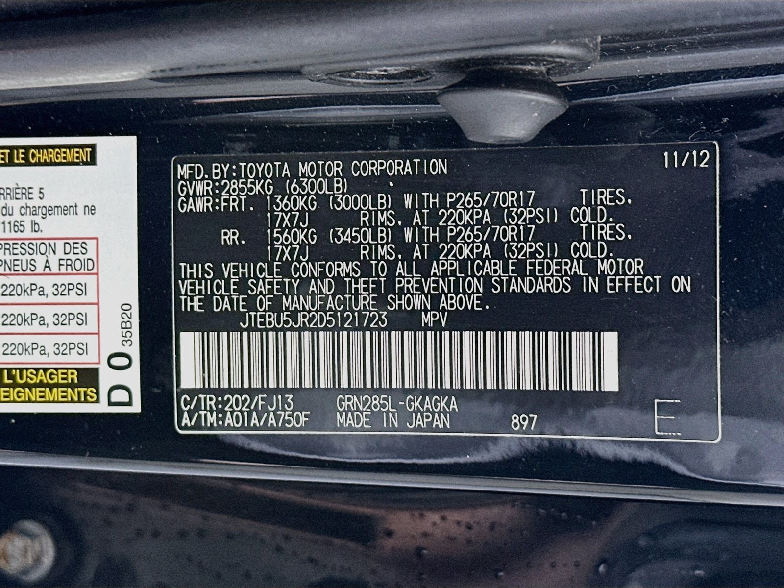 2013 Toyota 4Runner SR5