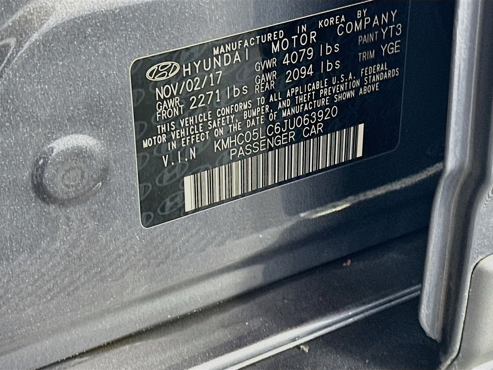 2018 Hyundai Ioniq Hybrid Limited