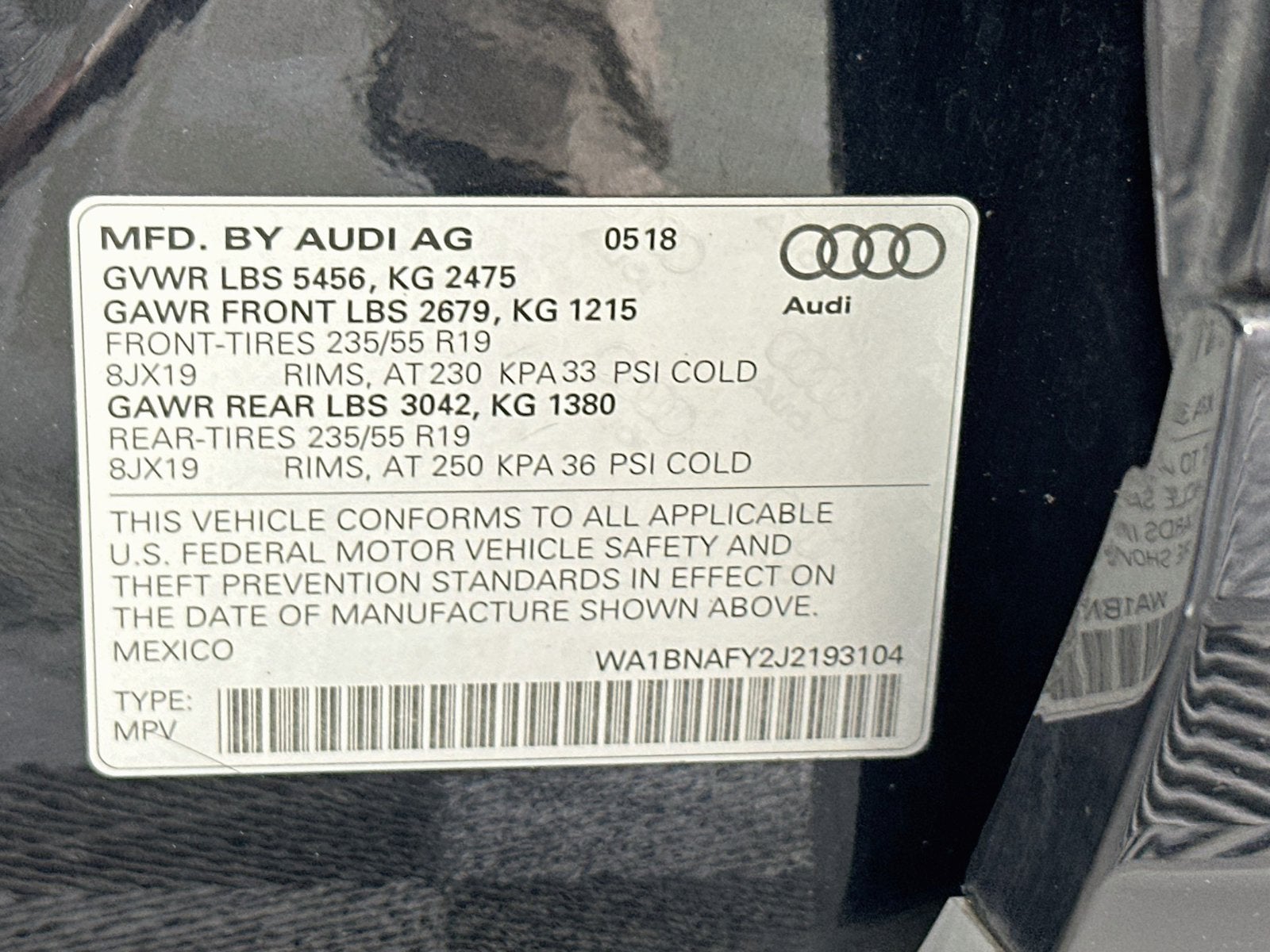 2018 Audi Q5 2.0T quattro