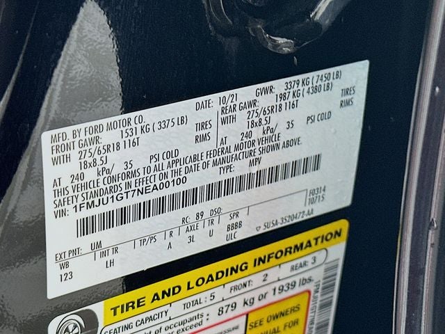 2022 Ford Expedition XL