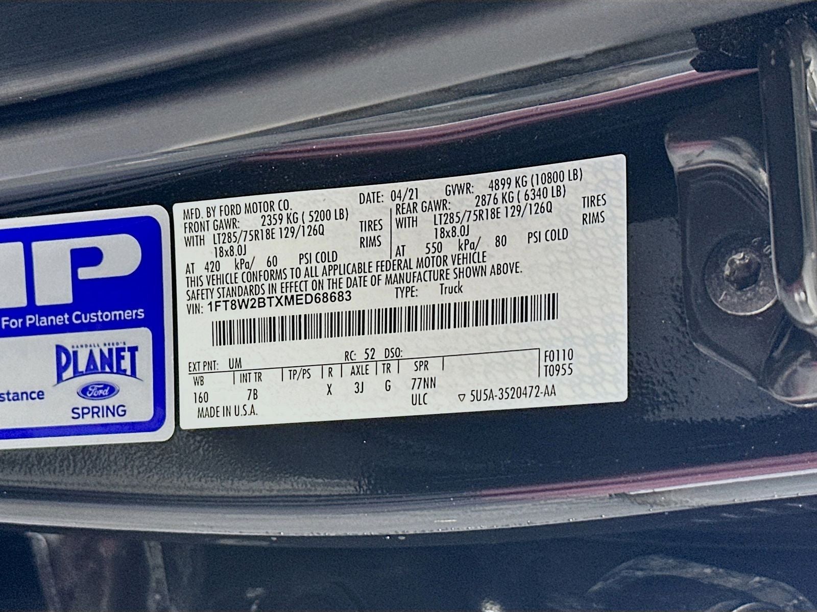2021 Ford F-250SD Platinum