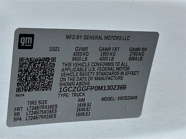 2021 Chevrolet Express 3500 Work Van Cargo