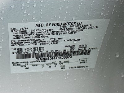 2019 Ford Flex Limited