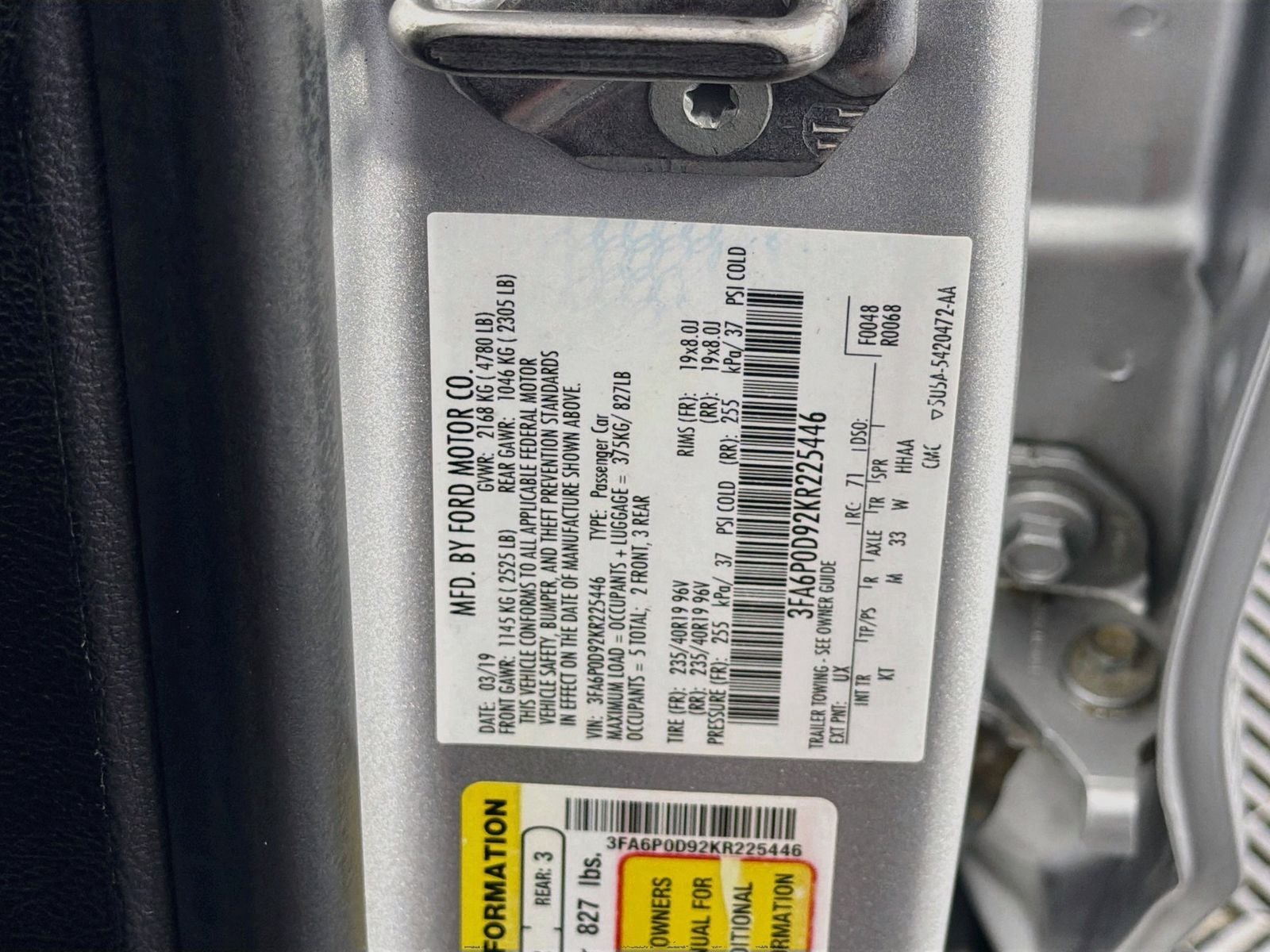 2019 Ford Fusion Titanium