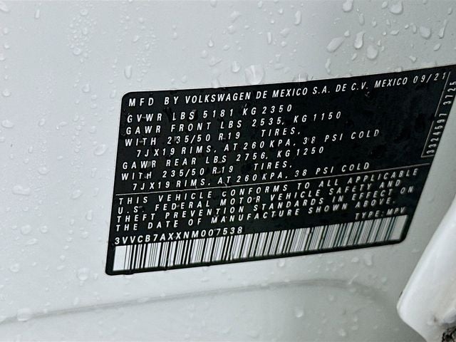 2022 Volkswagen Tiguan 2.0T SE R-Line Black