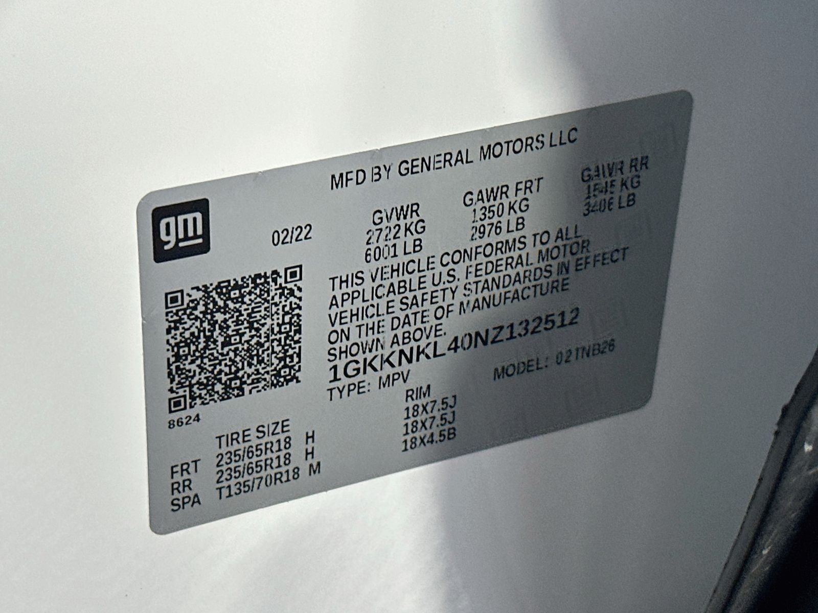 2022 GMC Acadia SLE
