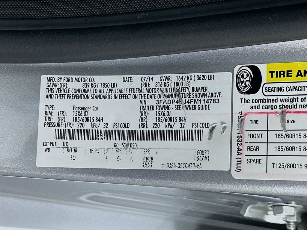 2015 Ford Fiesta SE