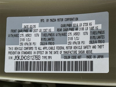 2025 Mazda Mazda CX-70 3.3 Turbo S Premium