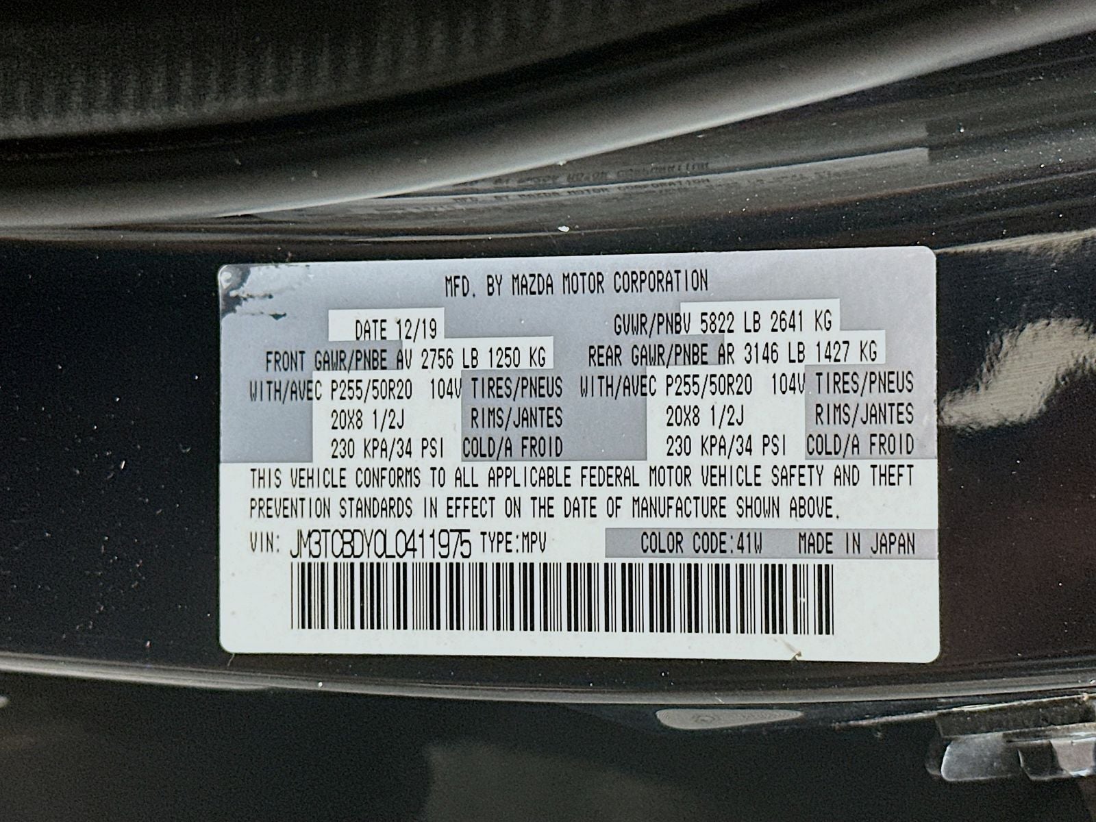 2020 Mazda Mazda CX-9 Grand Touring