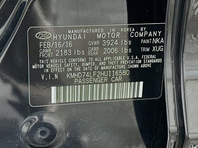 2017 Hyundai Elantra SE