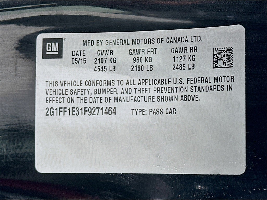 2015 Chevrolet Camaro 2LT 2LT