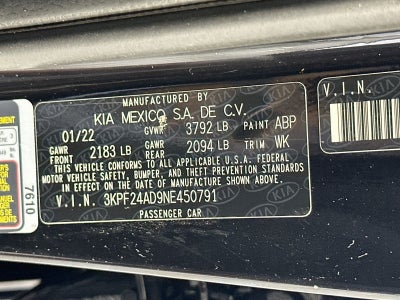 2022 Kia Forte LXS