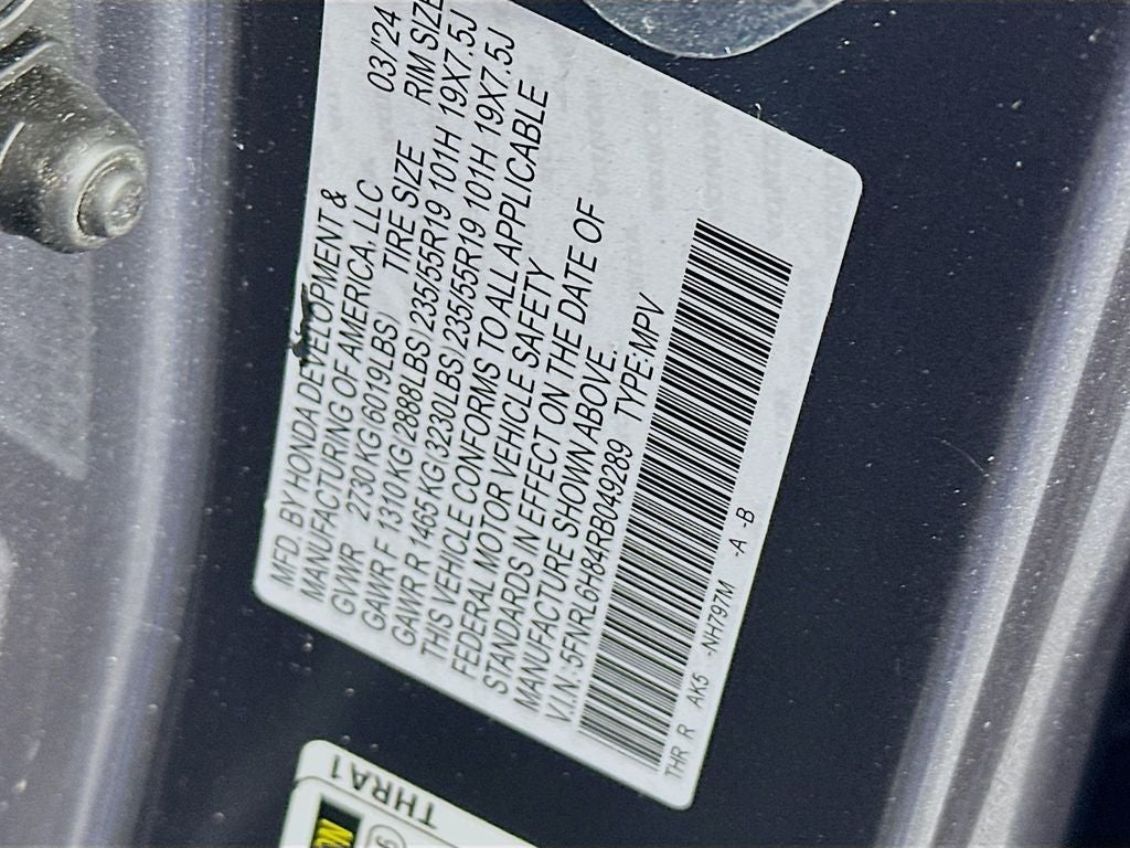 2024 Honda Odyssey Touring