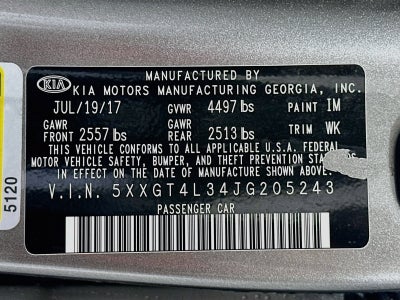 2018 Kia Optima LX