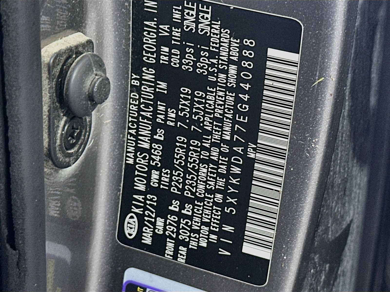 2014 Kia Sorento Limited V6