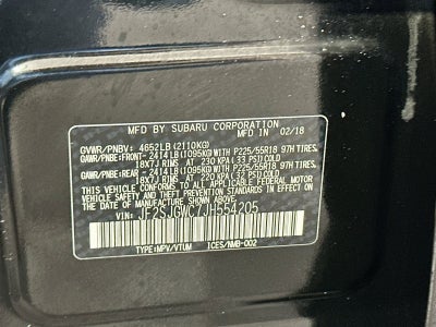 2018 Subaru Forester 2.0XT Touring